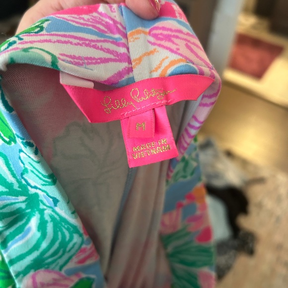 Lilly Pulitzer Pink and Green Floral Skirt Set - Picture 7 of 7